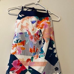 Swim suit tip floral print